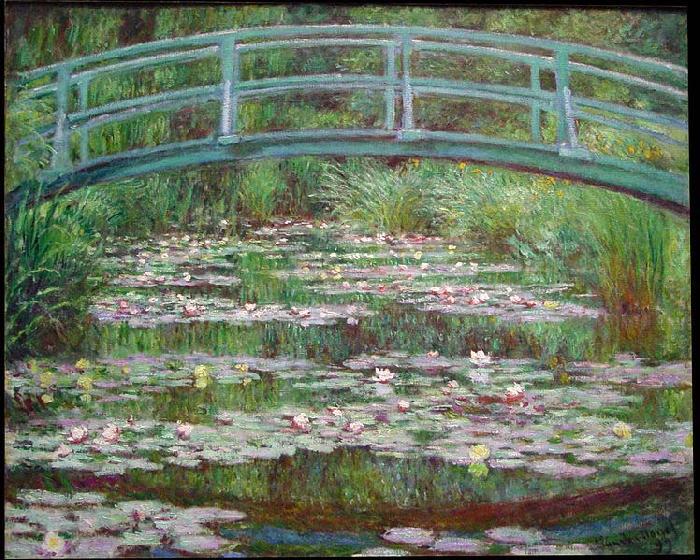 Claude Monet The Japanese Footbridge oil painting picture